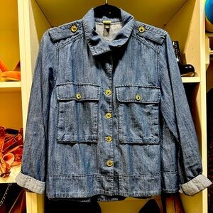 Chico’s denim shirt size 1